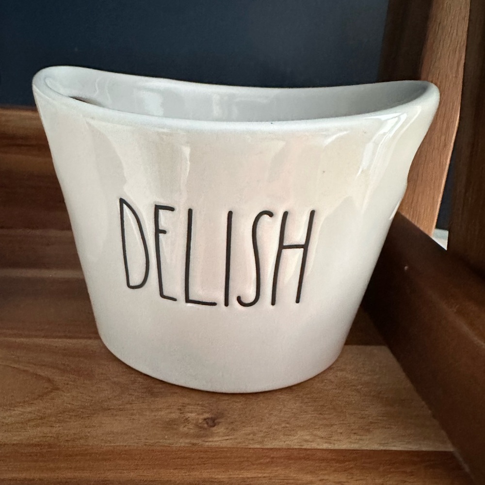 Rae Dunn YUM TASTY DELISH charcuterie, condiment bowls Farmhouse Kitchen Decor - Picture 5 of 6
